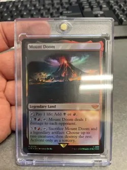 Mount Doom #258 (Foil) (NM) Lord of the Rings LTR Magic MTG - Image 1