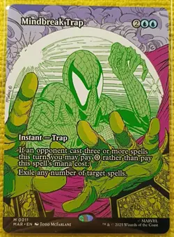 2025 Magic the Gathering Spiderman #M0011 Mindbreak Trap Non-Foil Todd Mcfarlane - Image 1