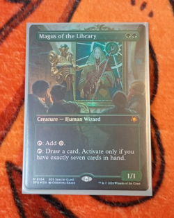 (NOT A PREORDER) Magus of the Library Full Art Foil SOS Guest - Image 1
