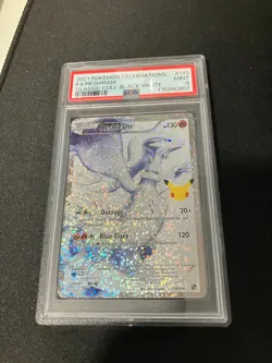 2021 POKEMON CELEBRATIONS: CLASSIC COLLECTION RESHIRAM 113/114 PSA 9 - Image 1