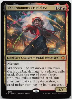 The Infamous Cruelclaw (219) Bloomburrow NM - MTG - Image 1