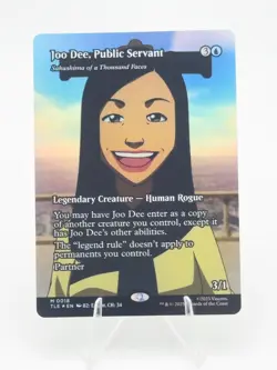 Joo Dee Public Servant Sakashima of a Thousand Faces (Borderless) TLE Foil 18 NM - Image 1