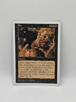 Magic The Gathering: Pox NM Never Played - Image 1