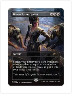 1x Beseech the Queen, Secret Lair D&D - 2484, Non-Foil, Magic MTG NM - Image 1