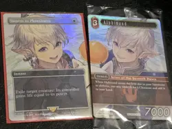 Swords To Plowshares and Alphinaud foil promos MtG FFTCG English MagicFest - Image 1