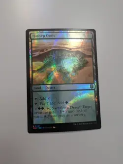 MTG - Hashep Oasis (Ripple Foil) - Commander: Modern Horizons 3 NM/M Condition - Image 1