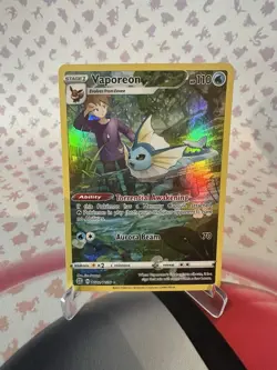 Pokemon TCG Vaporeon (Brilliant Stars TG02/TG30) Trainer Gallery Holo NM - Image 1