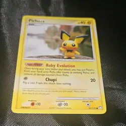 Pokemon Pichu 93/123 Mysterious Treasures Regular Common 2007 40 HP - Image 2