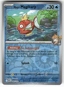 Misty's Magikarp 048/182 Common Destined Rivals Pokemon Reverse Holo Near Mint - Image 1