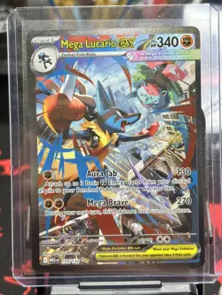 Pokemon Mega Lucario EX 179/132 Mega Evolution SIR Special Illustration Rare - Image 1