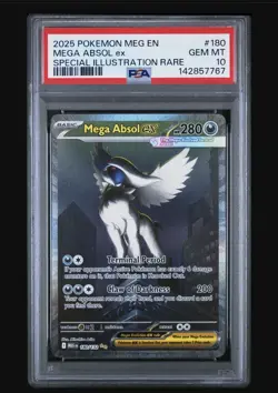 Pokemon Mega Absol ex 180/132 Me01 Special Illustration Rare Holo PSA 10 280HP - Image 1