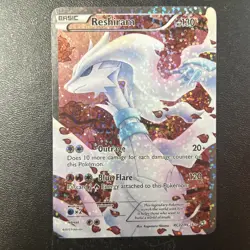 Pokemon Reshiram Full Art Ultra Rare Holo RC22/RC25 Legendary Treasures - Image 1