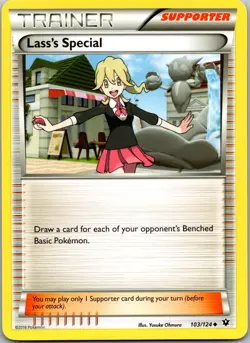 Lass's Special 103/124 - XY - Fates Collide Uncommon Pokemon TCG LP - Image 1