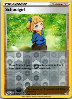 Schoolgirl 239/264 - SWSH08: Fusion Strike Pokemon NM Reverse Holo - Image 1