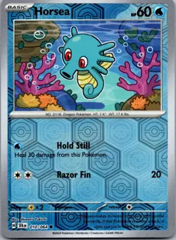 Horsea 010/064 - SV: Shrouded Fable Pokemon NM Reverse Holofoil - Image 1