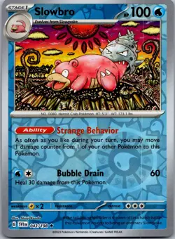 Slowbro 043/198 - SV01: Scarlet & Violet Base Set Pokemon NM Reverse Holo - Image 1