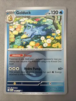 Pokemon TCG * Golduck 40/217 Water Symbol REVERSE HOLO * ME Ascended Heros NM - Image 1