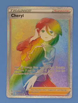 Cheryl (Secret) 173/163 Pokemon TCG Secret Rare SWSH05: Battle Styles Near Mint - Image 1