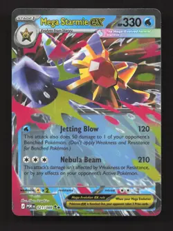 Mega Starmie ex 021/088 Double Rare Perfect Order Pokemon Near Mint - Image 1
