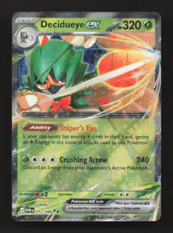 Decidueye ex 012/088 Double Rare Perfect Order Pokemon Near Mint - Image 1