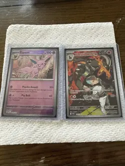 Espeon Masterball And Team Rocket Houndoom Bundle Pokemon TCG - Image 1