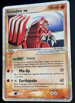 Groudon ex 038 Black Star Promo Holo 2006 Pokemon TCG – LP/MP – CLEAN FRONT - Image 2