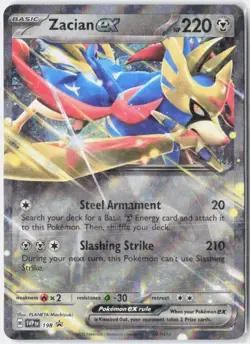 Zacian ex 198 Holo Promo Scarlet & Violet Promo Pokemon Near Mint - Image 1