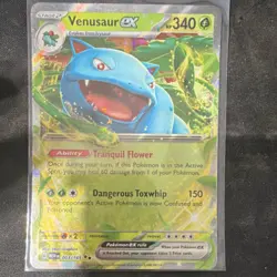 The Pokemon Company Venusaur ex 003/165 SV 151 Double Rare Holo English 340 HP - Image 1