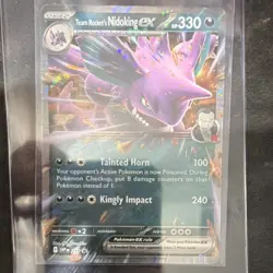 The Pokemon Company Team Rocket's Nidoking ex 217 Sv: Scarlet & Violet Promo Ho… - Image 1