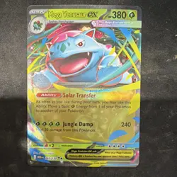 The Pokemon Company Mega Venusaur ex 003/132 Me01 Double Rare Holo English 380 … - Image 1