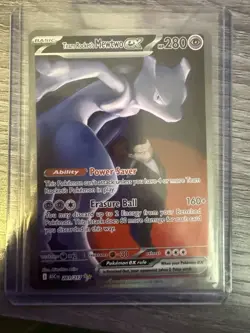 Pokemon Team Rocket's Mewtwo EX 231/182 Sv10 Destined Rivals Rare Holo 280 HP 1… - Image 2