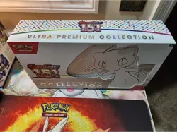 MEW UPC 151 Ultra Premium Collection EMPTY BOX includes Coin, Playmat, Dice - Image 1