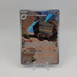 Pokemon TCG Crustle 130/086 Black Bolt Illustration Rare (IR) - Image 1