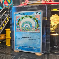 Wiglett Paradox Rift Reverse Holo Pokemon TCG 052/182 Scarlet & Violet Common - Image 2