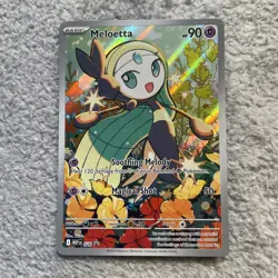 Pokemon TCG Meloetta 026 Mega Diancie Ex Battle Deck Exclusive Promo NM/Mint - Image 1