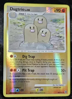 Dugtrio 24/132 Pokemon TCG Diamond & Pearl Secret Wonders Rare MINT NM - Image 1