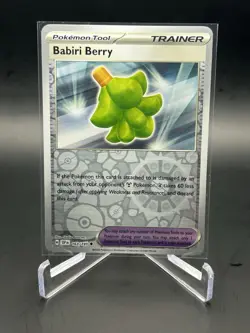 Pokemon Surging Sparks - Babiri Berry - 163/191 - Reverse Holo - M/NM - Image 1