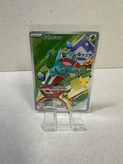 Pokemon Bulbasaur MEP 037 First Partner Illustration Rare Promo 30th Anniversary - Image 1