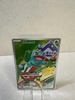 Pokemon Bulbasaur MEP 037 First Partner Illustration Rare Promo 30th Anniversary - Image 2