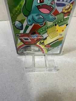 Pokemon Bulbasaur MEP 037 First Partner Illustration Rare Promo 30th Anniversary - Image 3