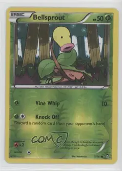 Bellsprout Reverse Foil Pokemon XY Furious Fists #1 - Image 1