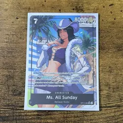 One Piece Card Game Ms. All Sunday OP14-084 Character 8000 Power 7 Cost - Image 1