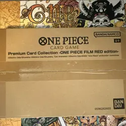Bandai Namco One Piece Card Game Premium Card Collection Film Red Edition Box - Image 1