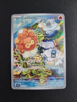 Castform Sunny Form 195/191 Surging Sparks Illustration Rare Pokemon Card - NM - Image 1