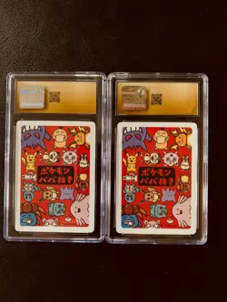 Collectors, 2 Cards - Eevee & Chansey, 2019 Pokemon JPN Playing Cards Old Maid - Image 2