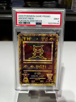 Ancient Mew PROMO PSA MINT 9 graded Pokemon Card Vintage 2000 Movie - Image 1
