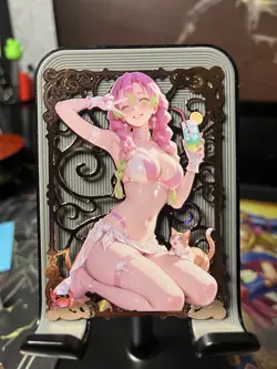 Goddess Story Metal Card Rare Waifu Anime Mitsuri Demon Slayer - Image 2