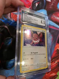CGC 8.5 Pokemon TCG Eevee SWSH127 Promo Holo Sword & Shield 2021 Card - Image 2