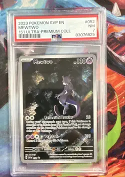 Mewtwo 052 Sv: Scarlet & Violet Promo Cards Holo PSA 7 - Image 1