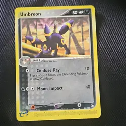 Pokemon Umbreon 24/100 Sandstorm E-Card Rare Regular 2003 - Image 1